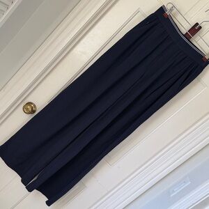 Athleta Stratosphere Navy Wide-Leg Pants - S Tall